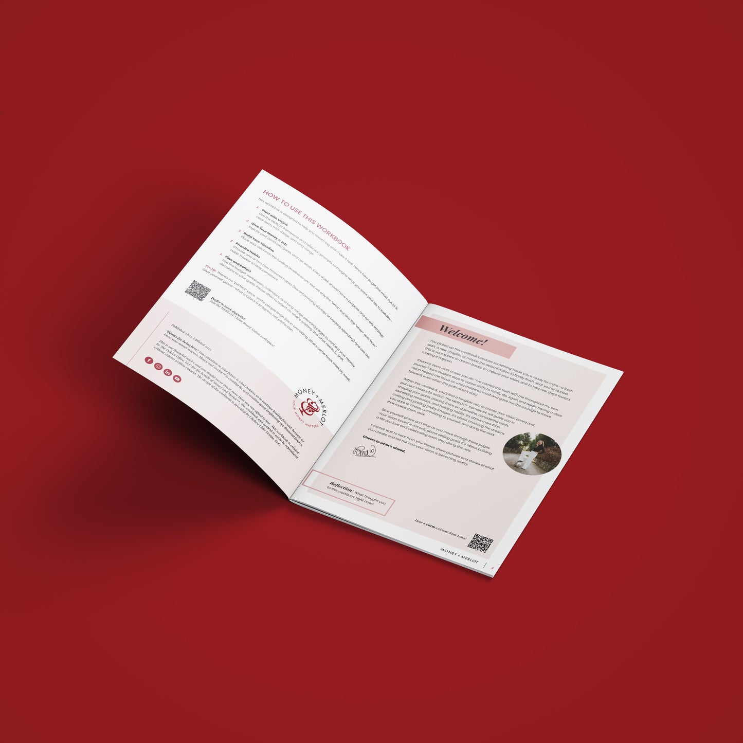 Money & Merlot: Vision Board + Financial Wellness Workbook [Hardcopy Edition]